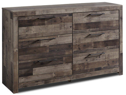 Derekson Bedroom 6-Drawer Dresser, 58.7"W x 36.4"H - Grey | Commode Derekson de 58,7 po (L) x 36,4 po (H) à 6 tiroirs pour la chambre à coucher - grise