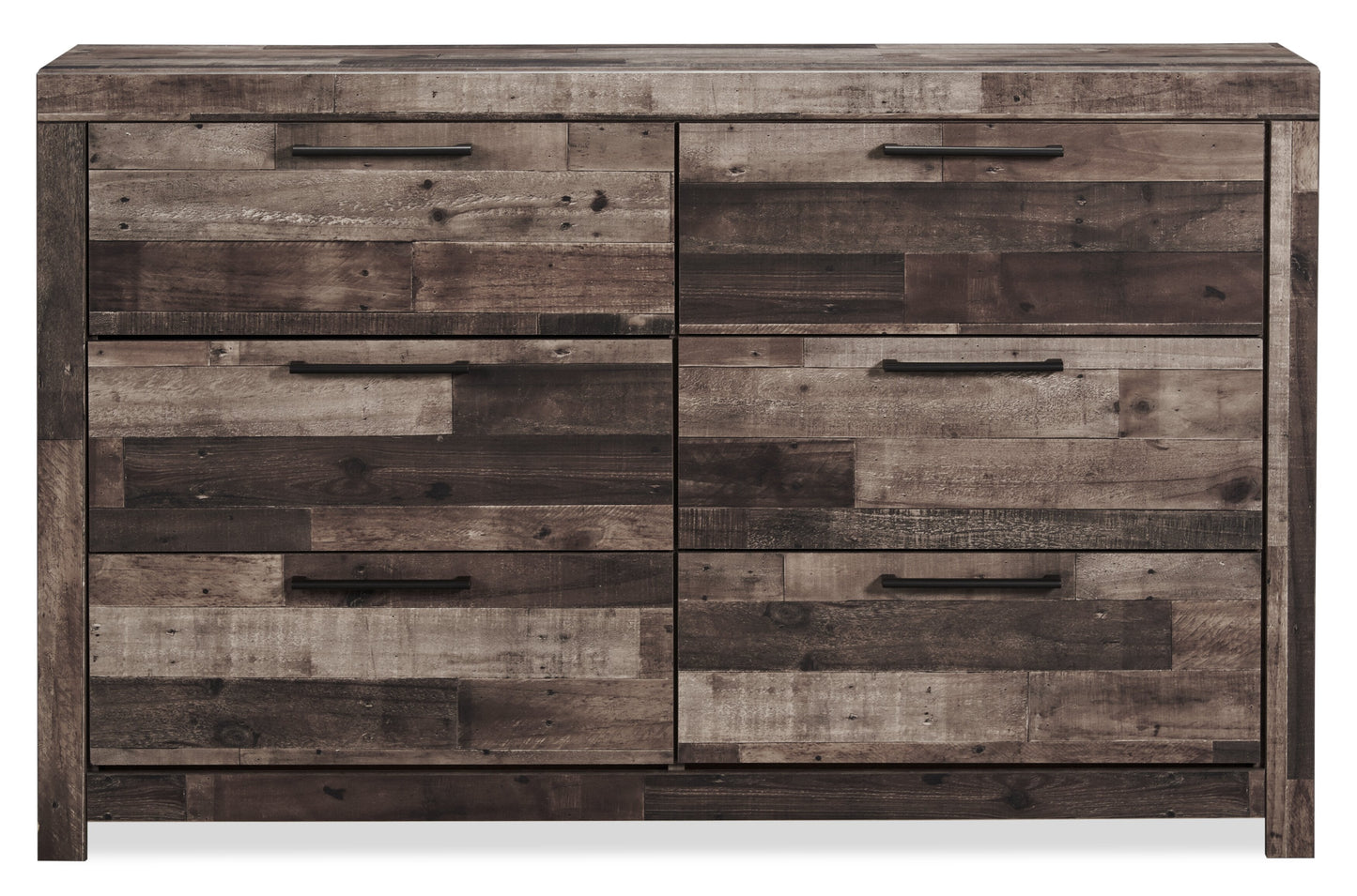 Derekson Bedroom 6-Drawer Dresser, 58.7"W x 36.4"H - Grey | Commode Derekson de 58,7 po (L) x 36,4 po (H) à 6 tiroirs pour la chambre à coucher - grise