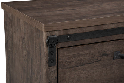 Grayson Bedroom 6-Drawer Dresser, 56.6"W x 32.3"H, Made in Canada, Rustic - Dark Grey | Commode rustique Grayson de 56,6 po (L) x 32,3 po (H) à 6 tiroirs pour la chambre à coucher, fabriquée au Canada - gris foncé