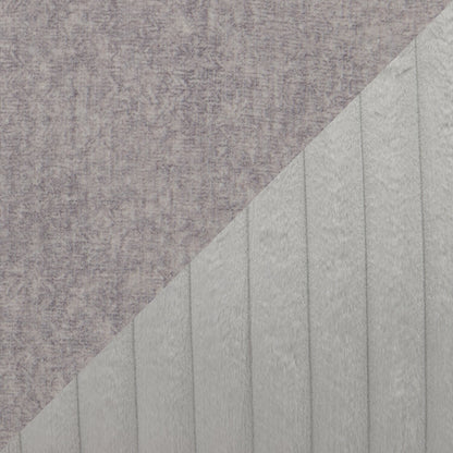 Made in Canada Koda 92" Chenille and Faux Fur Fabric Sofa with Removable Cushions - Plush Paloma Grey | Sofa Koda de 92 po fabriqué au Canada en tissu de chenille et de fausse fourrure avec coussins amovibles - gris Paloma luxueux