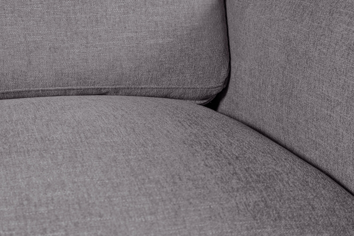 Kort & Co. Lotus 89" Chenille Fabric Sofa with Feather Down Cushions - Charcoal Grey | Sofa Lotus de Kort & Co. de 89 po en tissu de chenille avec coussins en duvet et plumes - gris anthracite