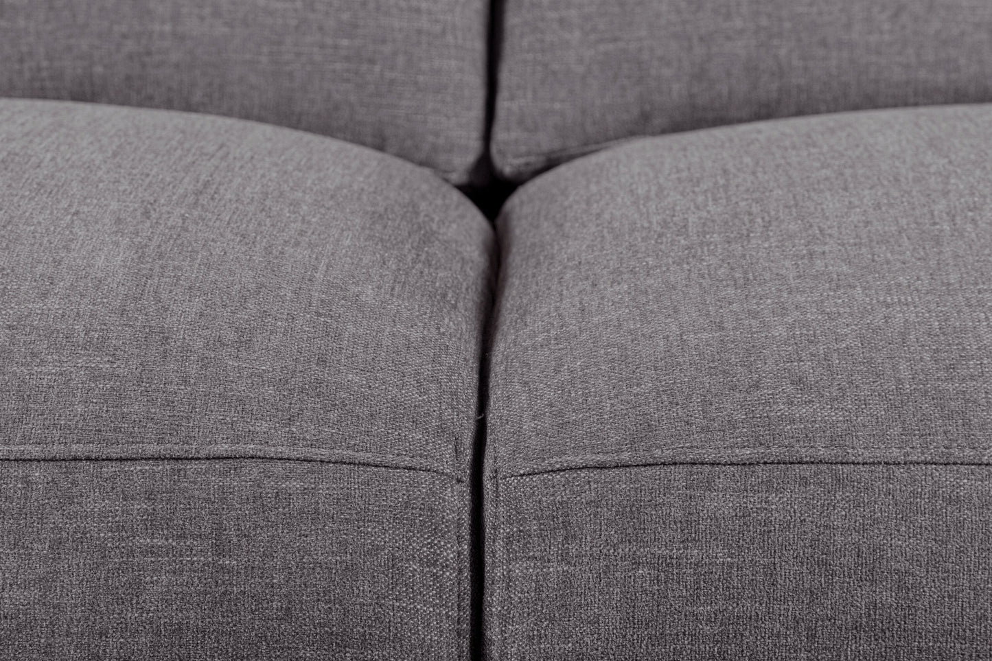 Kort & Co. Lotus 89" Chenille Fabric Sofa with Feather Down Cushions - Charcoal Grey | Sofa Lotus de Kort & Co. de 89 po en tissu de chenille avec coussins en duvet et plumes - gris anthracite