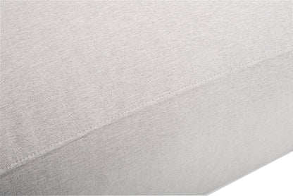 Kort & Co. Lotus 89" Chenille Fabric Sofa with Feather Down Cushions - Linen Grey | Sofa Lotus de Kort & Co. de 89 po en tissu de chenille avec coussins en duvet et plumes - gris lin