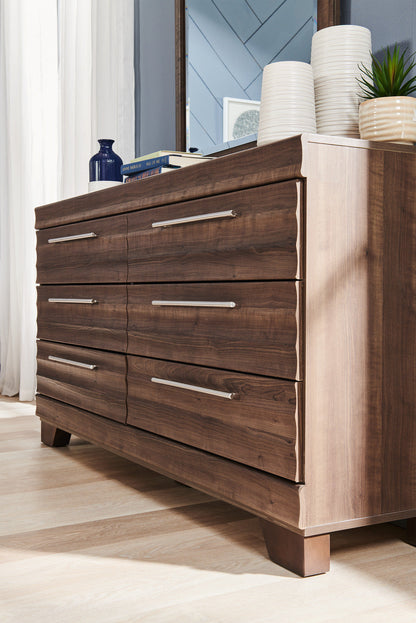 Olivia Bedroom 6-Drawer Dresser, 61.3"W x 32.8"H, Made in Canada - Grey | Commode Olivia de 61,3 po (L) x 32,8 po (H) à 6 tiroirs pour la chambre à coucher, fabriquée au Canada - grise