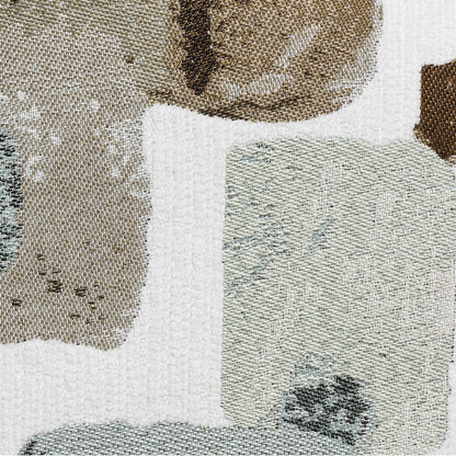 Made in Canada Nofia 80" Chenille Fabric Sofa with Two Accent Pillows and Wood Legs - Linen Beige | Sofa Nofia de 80 po fabriqué au Canada en tissu de chenille avec 2 coussins décoratifs et pattes en bois - beige lin