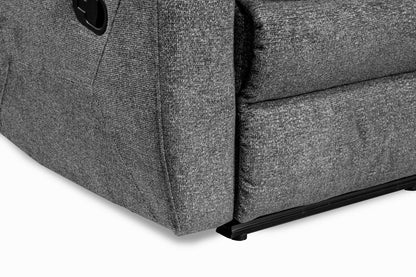 Chandler 82" Chenille Fabric Reclining Sofa - Grey | Sofa inclinable Chandler de 82 po en tissu de chenille - gris