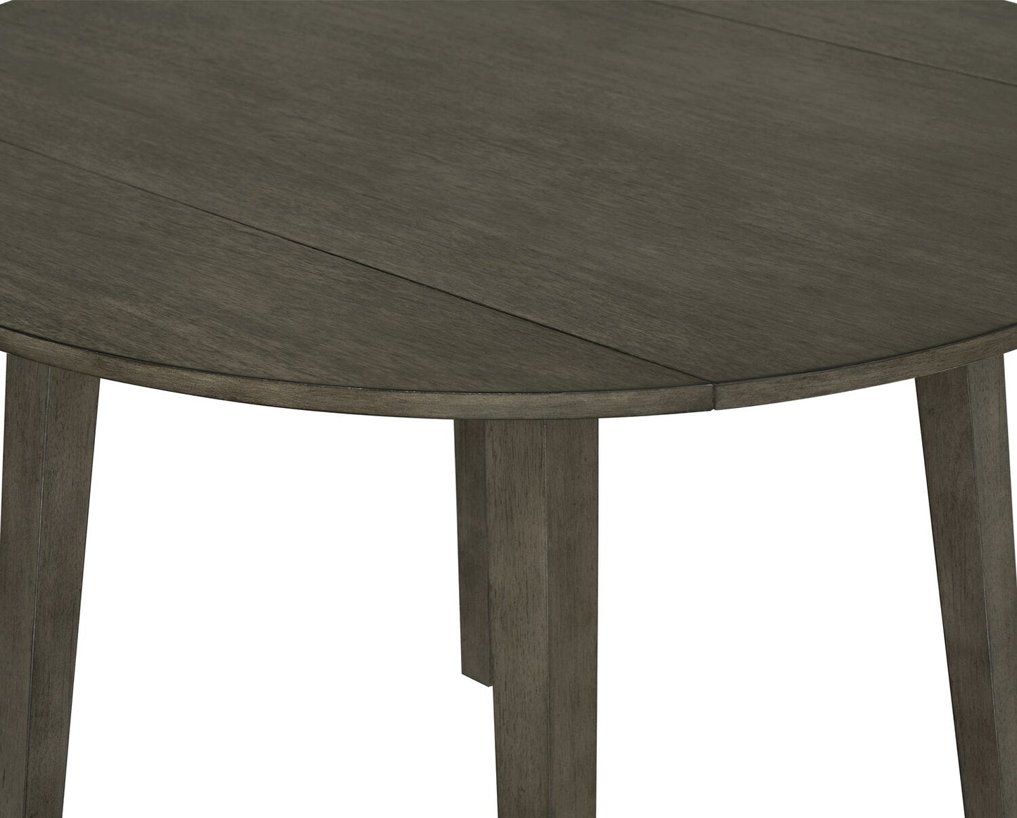 Bryn Drop-Leaf Dining Table, 42" Round - Dark Grey | Table de salle à manger ronde Bryn de 42 po avec abattant - gris foncé