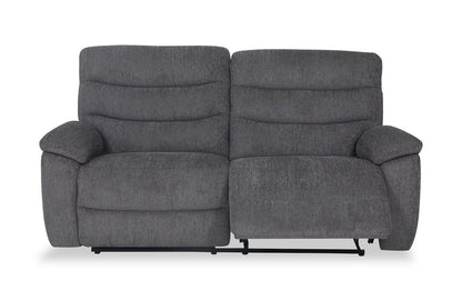 Brody 73.62" Chenille Fabric Reclining Sofa - Dark Grey | Sofa inclinable Brody de 73,62 po en tissu de chenille - gris foncé