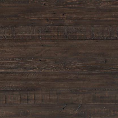 Morgan 48" Rustic Coffee Table With Storage, Shelf and Casters - Dark Brown with Reclaimed Wood|Table à café rustique Morgan de 48 po avec rangement, tablette et roulettes - brun foncé avec bois recyclé
