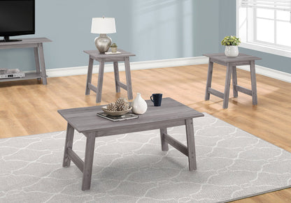 Jacey 36" Modern 3-Pack Coffee + 2 End Tables - Grey |Ensemble 3 tables modernes Jacey de 36 po (table à café et 2 tables de bout) - gris