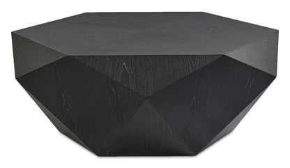 Dawson 37” Modern Coffee Table - Black | Table à café moderne Dawson de 37 po - noire