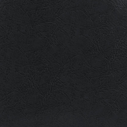 Elijah Dining Chair with Vegan Leather Fabric, Metal - Black | Chaise de salle à manger Elijah en tissu de cuir végétalien et en métal - noire