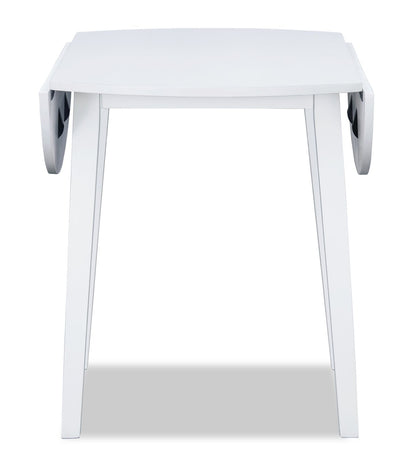 Bryn Drop-Leaf Dining Table, 42" Round - White | Table de salle à manger ronde Bryn de 42 po avec abattant - blanche