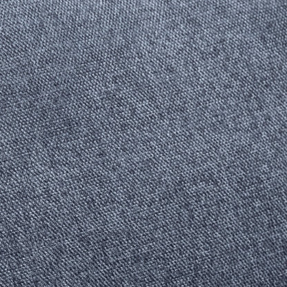 Kort & Co. Kassia 80" Linen-Look Fabric Condo Size Sofa with Wood Base and Legs - Blue | Sofa Kassia de Kort & Co. de 80 po de format condo en tissu d’apparence lin avec base et pattes en bois - bleu