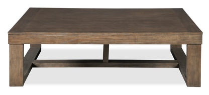 Jasper 56" Modern Coffee Table - Grey Brown | Table à café moderne Jasper de 56 po - brun-gris