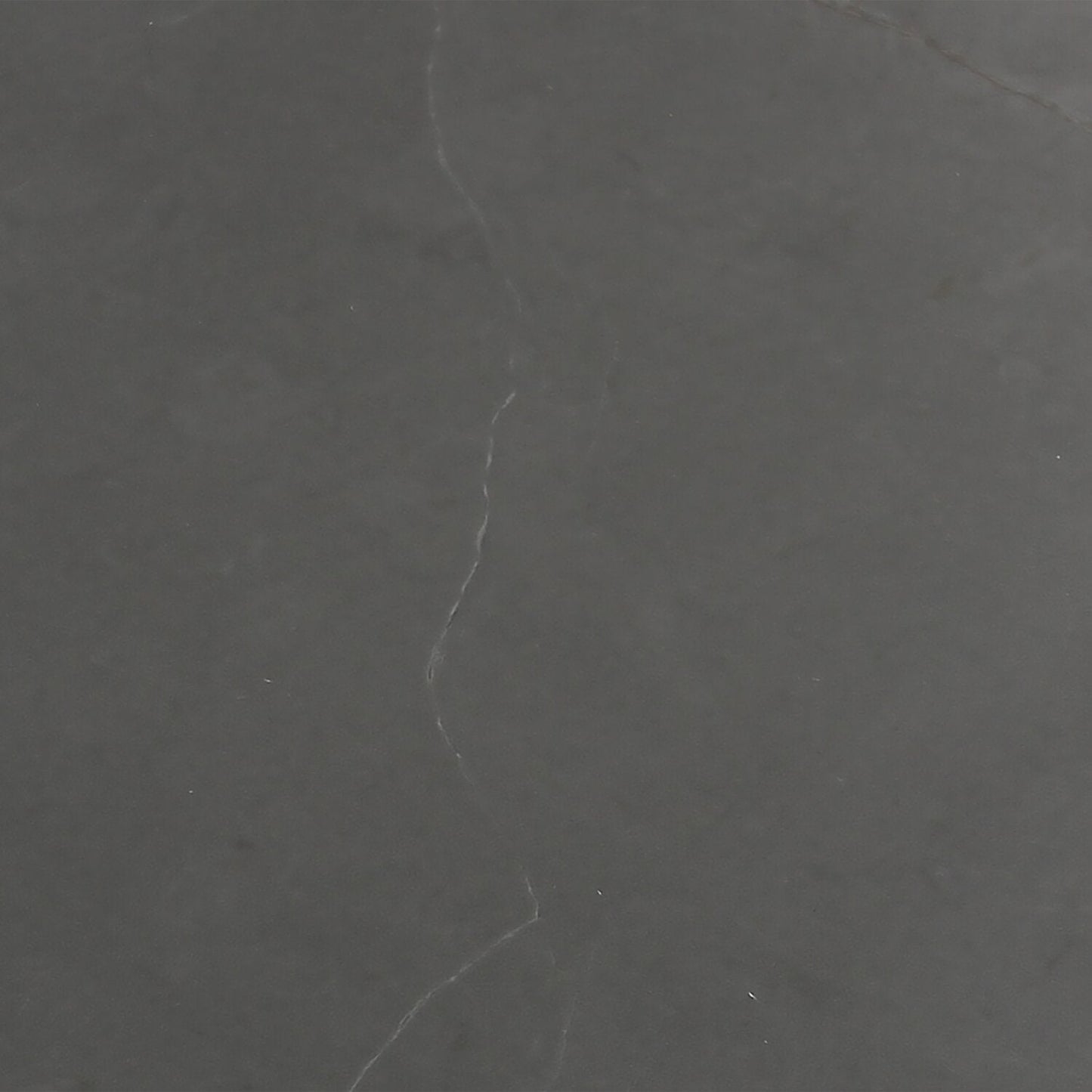 Hamilton 37.99" Modern Triangular Coffee Table - Grey Marble Look Top with Black Metal Legs|Table à café triangulaire moderne Hamilton de 37,99 po - dessus en imitation de marbre gris avec pattes en métal noir