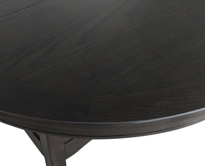 Dena Counter-Height Dining Table with 42-60"W Extension, Round  - Grey | Table de salle à manger ronde Dena de 42 po à 60 po (L) de hauteur comptoir et avec rallonge - grise