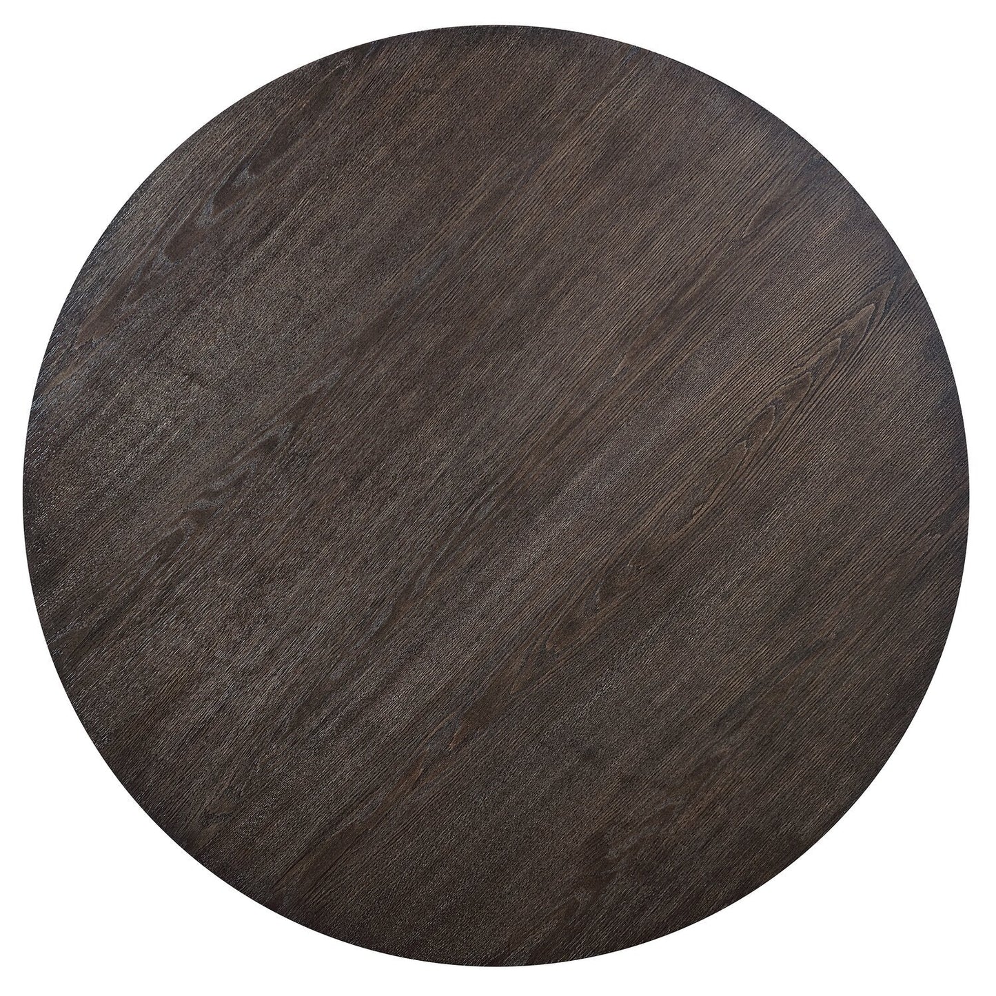 Zelda Dining Table with Pedestal Base, 52"W Round  - Espresso Brown | Table de salle à manger ronde Zelda de 52 po (L) avec base piédestal - brun espresso
