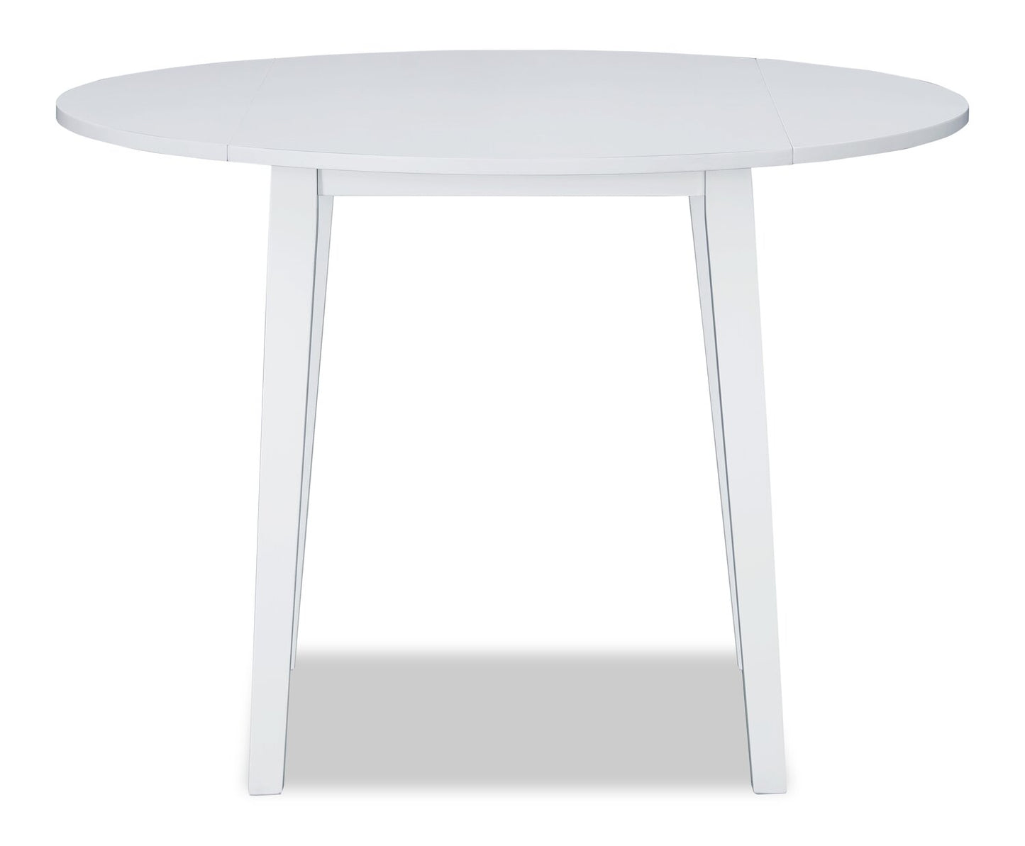 Bryn Drop-Leaf Dining Table, 42" Round - White | Table de salle à manger ronde Bryn de 42 po avec abattant - blanche