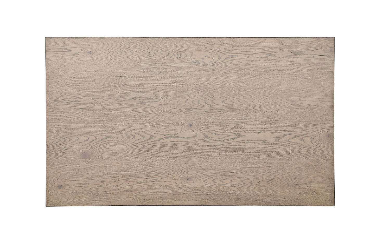 Alton 48" Modern Coffee Table - Light Oak with Grey Metal Legs | Table à café Alton moderne de 48 po - chêne clair avec pattes en métal gris