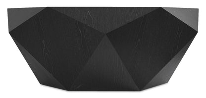 Dawson 37” Modern Coffee Table - Black | Table à café moderne Dawson de 37 po - noire