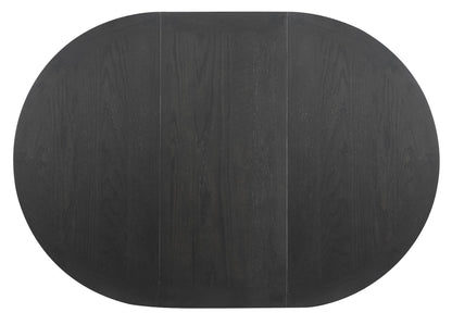 Dena Counter-Height Dining Table with 42-60"W Extension, Round  - Grey | Table de salle à manger ronde Dena de 42 po à 60 po (L) de hauteur comptoir et avec rallonge - grise
