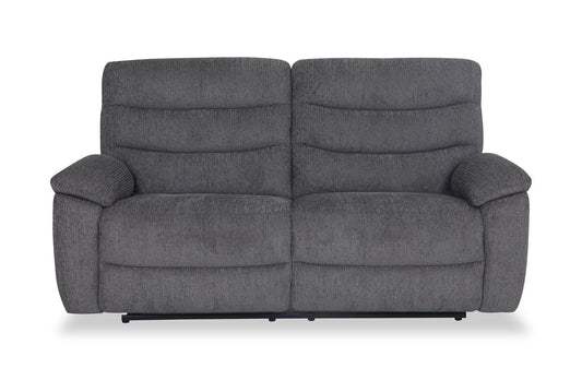 Brody 73.62" Chenille Fabric Reclining Sofa - Dark Grey | Sofa inclinable Brody de 73,62 po en tissu de chenille - gris foncé