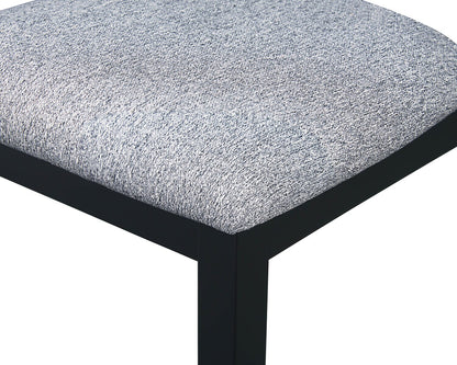Bryn Dining Chair with Fabric Seat, Slat-Back - Black | Chaise de salle à manger Bryn avec siège en tissu, dossier à lattes - noire