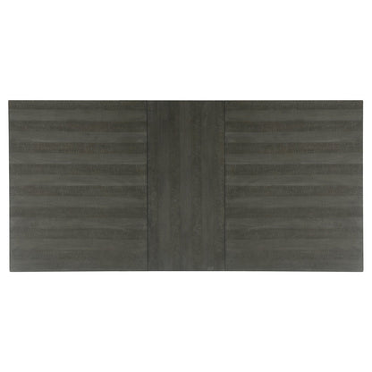 Alto Dining Table with 65-83"W Extension, Trestle Base - Grey | Table de salle à manger Alto de 65 po à 83 po (L) avec rallonge et base à tréteaux - grise