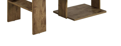 Devon 43.3" Rustic Coffee Table with Shelf - Light Pine Finish Wood|Table à café rustique Devon de 43,3 po avec tablette - bois au fini pin clair