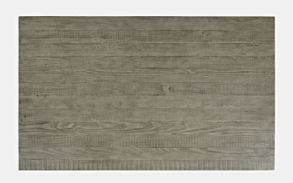 Colson 50" Rustic Coffee Table with Storage, Shelf and Casters - Driftwood |Table à café rustique Colson de 50 po avec rangement, tablette et roulettes - bois de grève