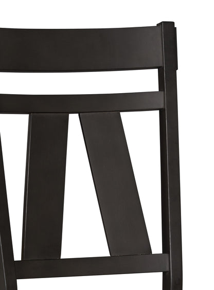 Zao Dining Chair, Wood, Melamine - Brown | Chaise de salle à manger Zao en bois et en mélamine - brune