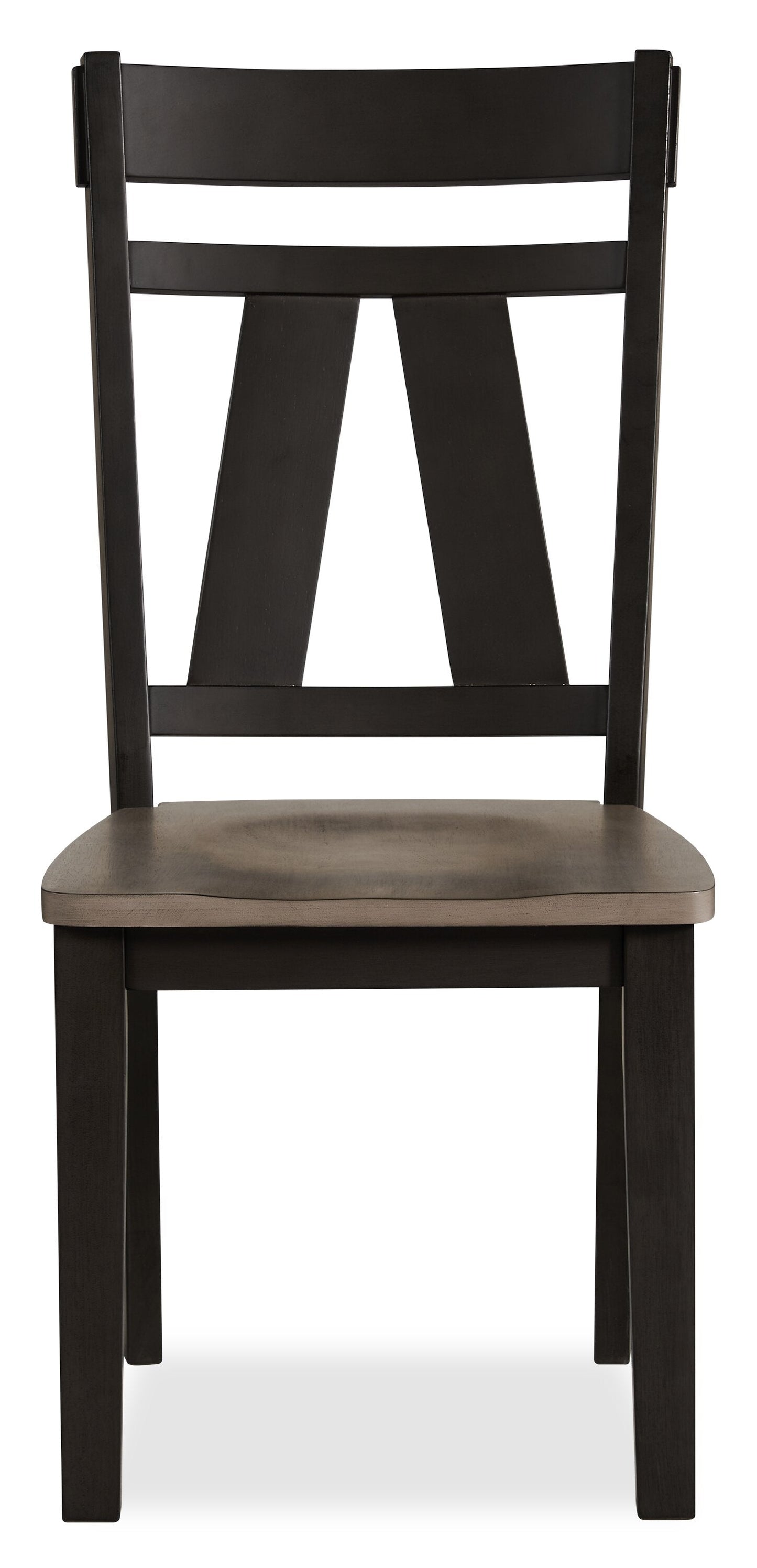 Zao Dining Chair, Wood, Melamine - Brown | Chaise de salle à manger Zao en bois et en mélamine - brune
